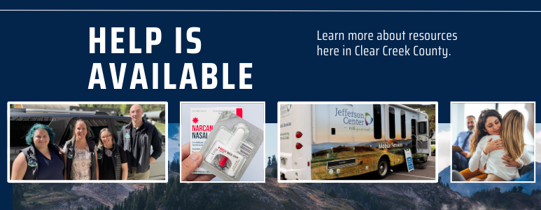 help is available graphic that shows photos of various mental health resources